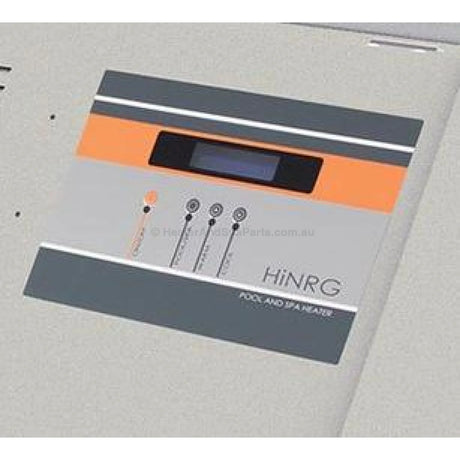Astralpool HiNRG Front Label Decal Overlay Sticker - Heater and Spa Parts