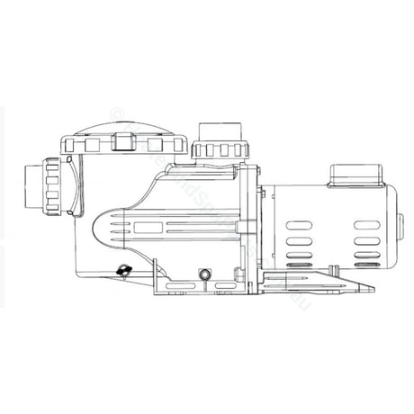 Astralpool Hurlcon BX High Performance Spa & Pool Pumps - GENUINE - Heater and Spa Parts