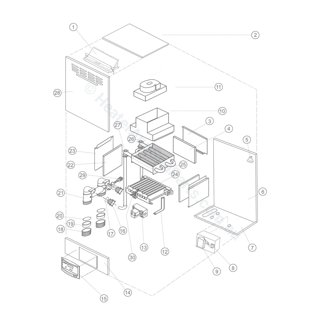 Astralpool Hurlcon JX 130-160 Fenwal Ignition Module - Heater and Spa Parts