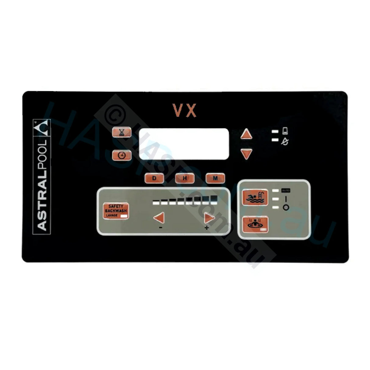 Astralpool / Hurlcon Vx Salt Chlorinator Overlay Label Decal
