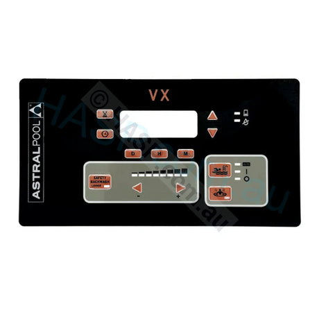Astralpool / Hurlcon Vx Salt Chlorinator Overlay Label Decal