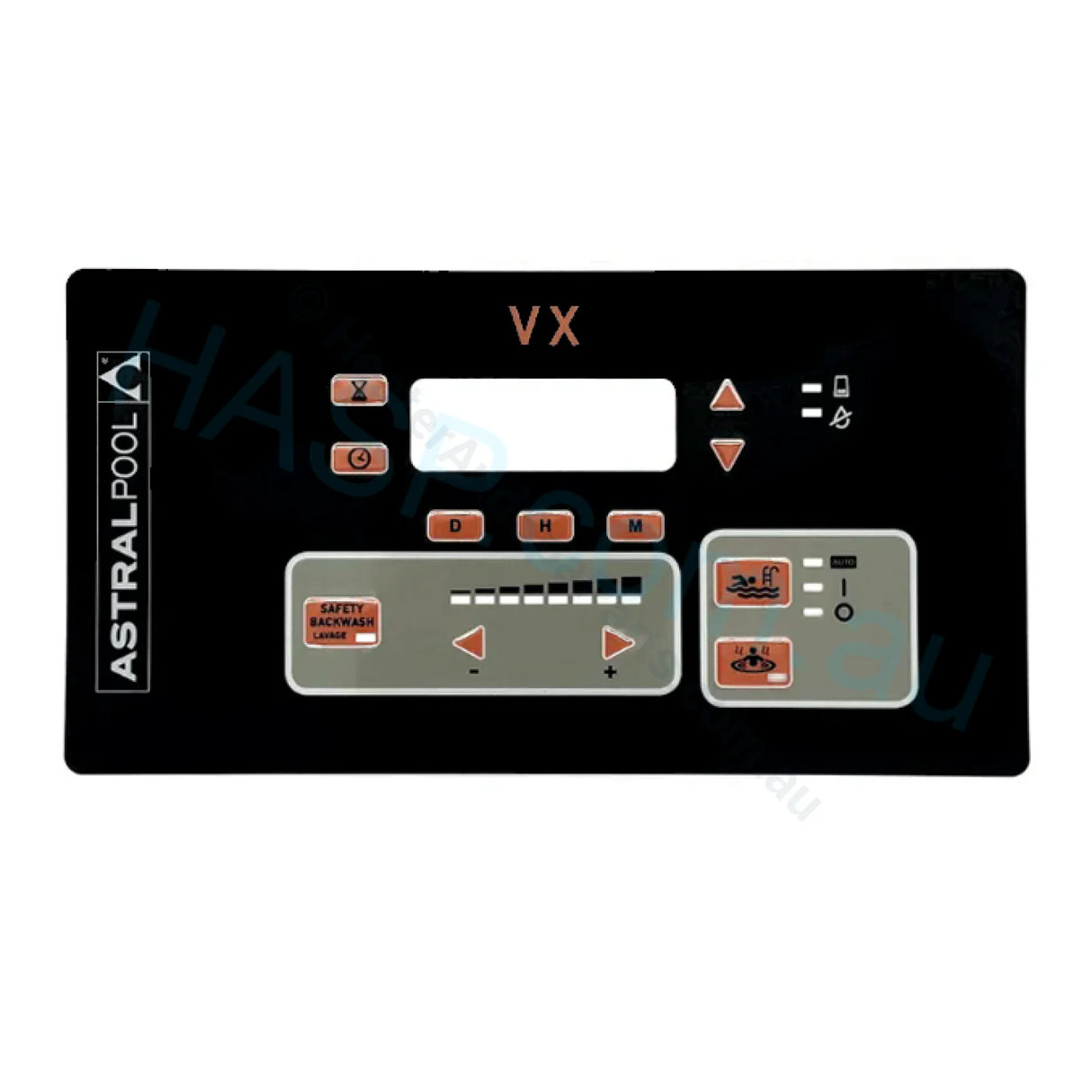 Astralpool / Hurlcon Vx Salt Chlorinator Overlay Label Decal