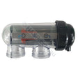 Genuine Astralpool VX6 and E25 salt chlorinator cell, part 21905, complete cell with clear housing