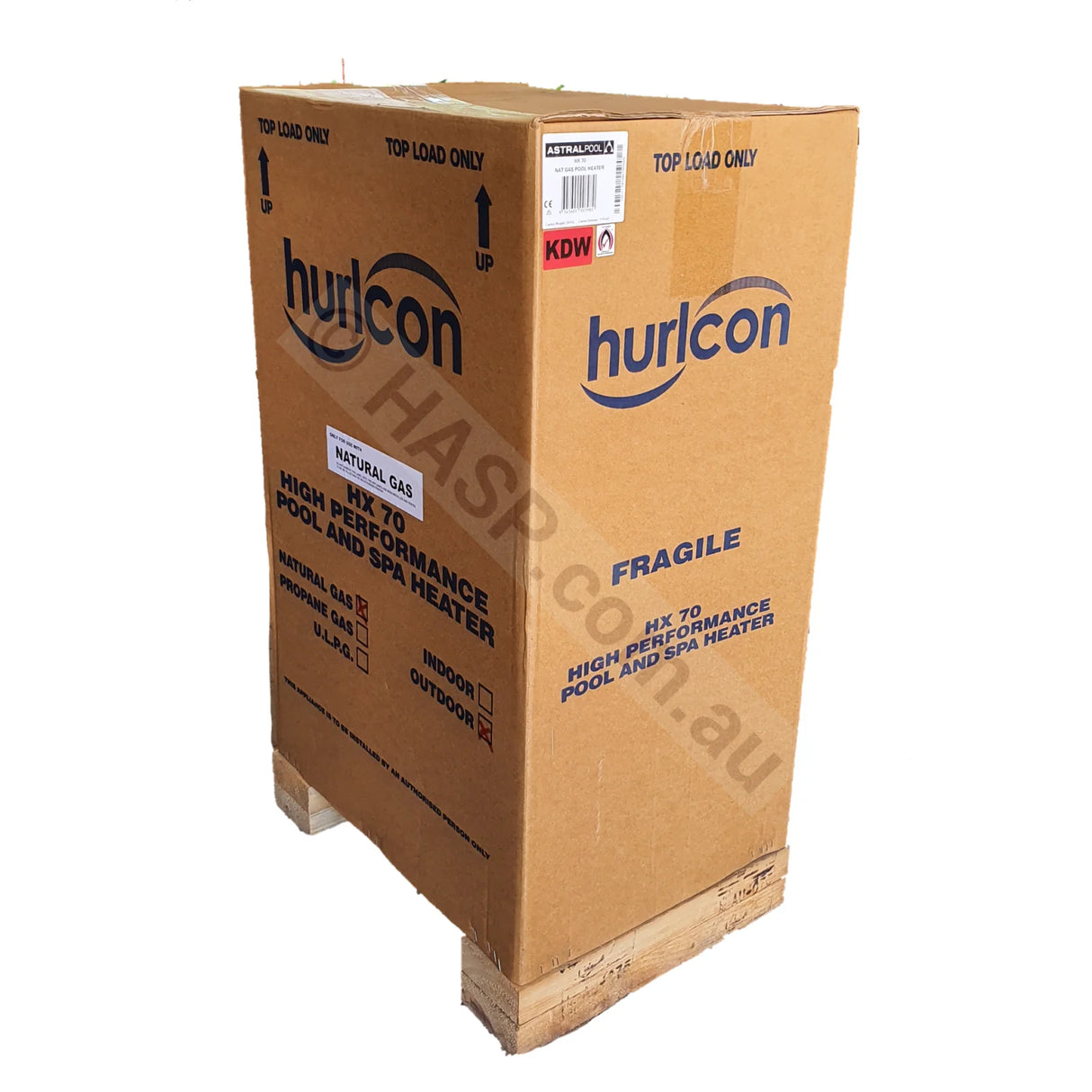 Astralpool / Hurlcon HX 70 Gas Spa Heater - HX70 - Heater and Spa Parts
