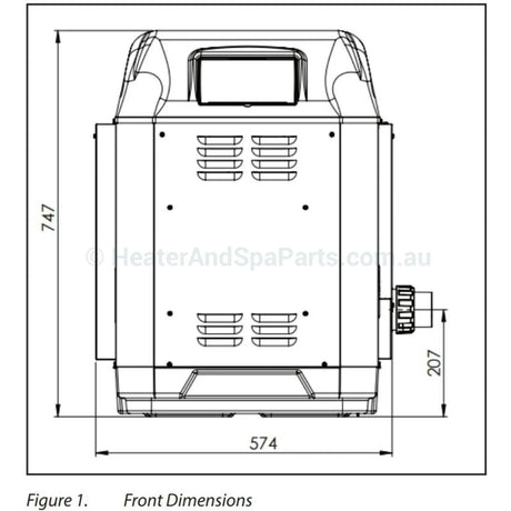 AstralPool ICI 200 Gas Pool & Spa Heater - New for 2020 - Vic Only - Heater and Spa Parts