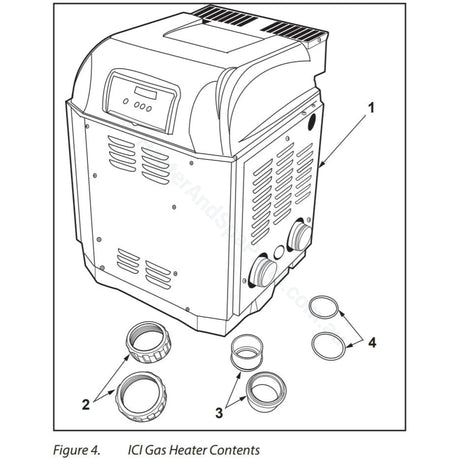 AstralPool ICI 200 Gas Pool & Spa Heater - New for 2020 - Vic Only - Heater and Spa Parts