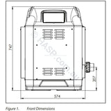 AstralPool ICI 200 Gas Pool & Spa Heater - New for 2020 - Vic Only - Heater and Spa Parts