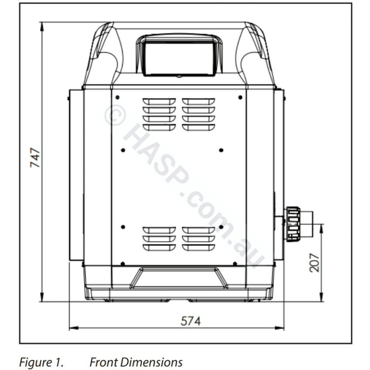 AstralPool ICI 200 Gas Pool & Spa Heater - New for 2020 - Vic Only - Heater and Spa Parts