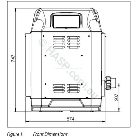 AstralPool ICI 200 Gas Pool & Spa Heater