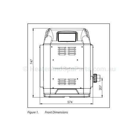 AstralPool ICI 400 (B) Gas Pool & Spa Heater - 2021 Supersedes ICI400 - Vic Only - Heater and Spa Parts