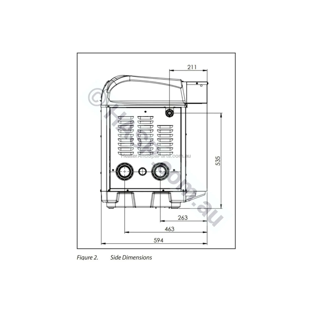 AstralPool ICI 400 Gas Pool & Spa Heater