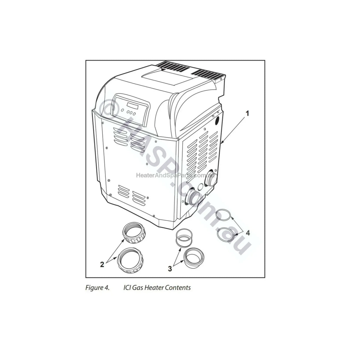 AstralPool ICI 400 Gas Pool & Spa Heater