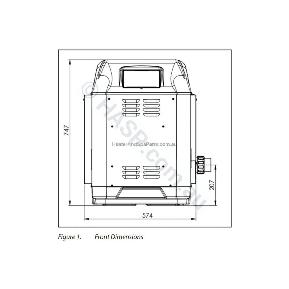 AstralPool ICI 400 Gas Pool & Spa Heater