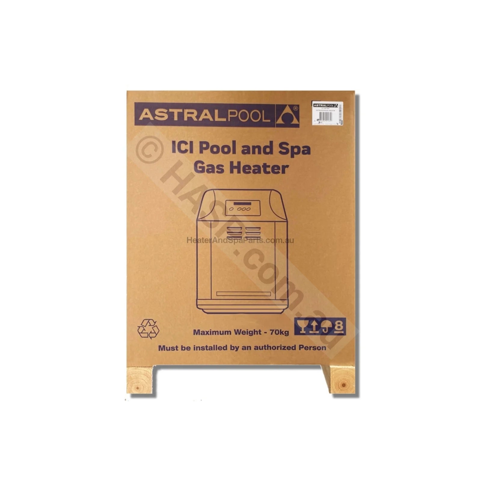 AstralPool ICI 400 (B) Gas Pool & Spa Heater - 2021 Supersedes ICI400 - Vic Only - Heater and Spa Parts