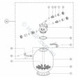 Astralpool MPV Multiport Valve Parts for RX Sand Filters - RX280 RX360 RX400