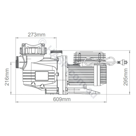 Astralpool Hurlcon CTX 400 Pool & Spa Pumps Replaces CX 400 TX 1.5hp Circulation / Filtration Pumps
