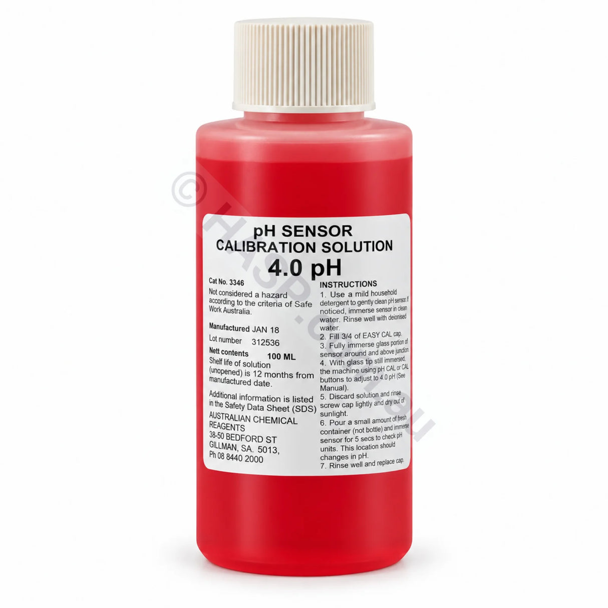 Astralpool / Rolachem pH Calibration Solution - 4.0 - 100ml - 600143