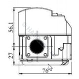 Techrite - Hurlcon Astralpool Gas Regulator Valve for HX 70, HX 120, WX Gas Heaters - Heater and Spa Parts