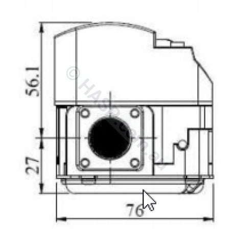Techrite - Hurlcon Astralpool Gas Regulator Valve for HX 70, HX 120, WX Gas Heaters - Heater and Spa Parts