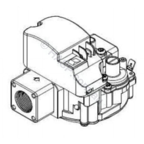 Techrite - Hurlcon Astralpool Gas Regulator Valve for HX 70, HX 120, WX Gas Heaters - Heater and Spa Parts
