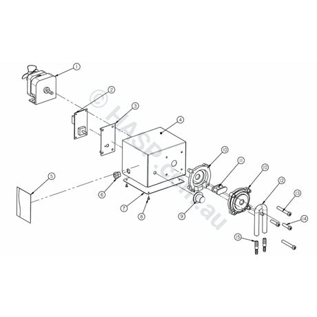 AstralPool Viron eQuilibrium RolaChem RC1/RC9/RO9/RP9 EQ-Series Pump Head Face Plates (Pair)