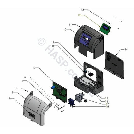 AstralPool Viron eQuilibrium RolaChem RC1/RC9/RO9/RP9 EQ-Series Pump Head Face Plates (Pair)