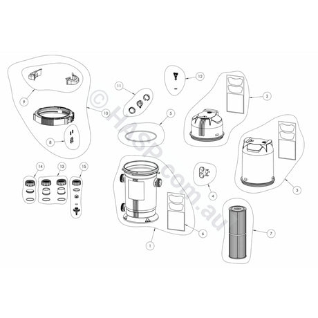 Astralpool Xc / Zodiac Zxc Air Bleed For Cartridge Filters