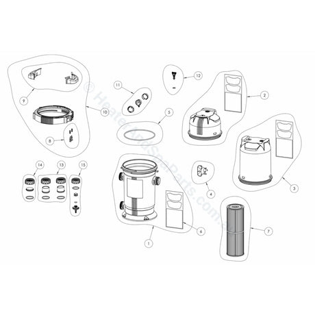Astralpool Xc / Zodiac Zxc Air Bleed For Cartridge Filters