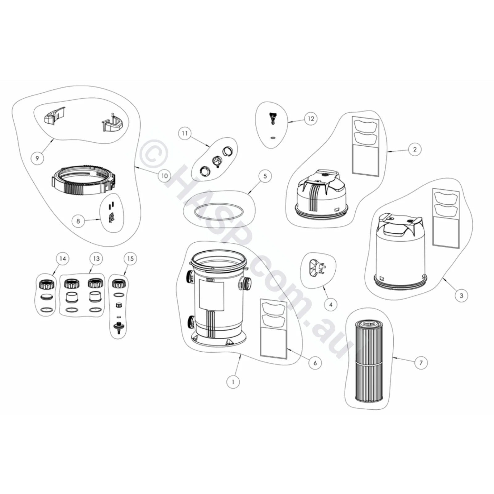 Astralpool Xc / Zodiac Zxc Body O-Ring