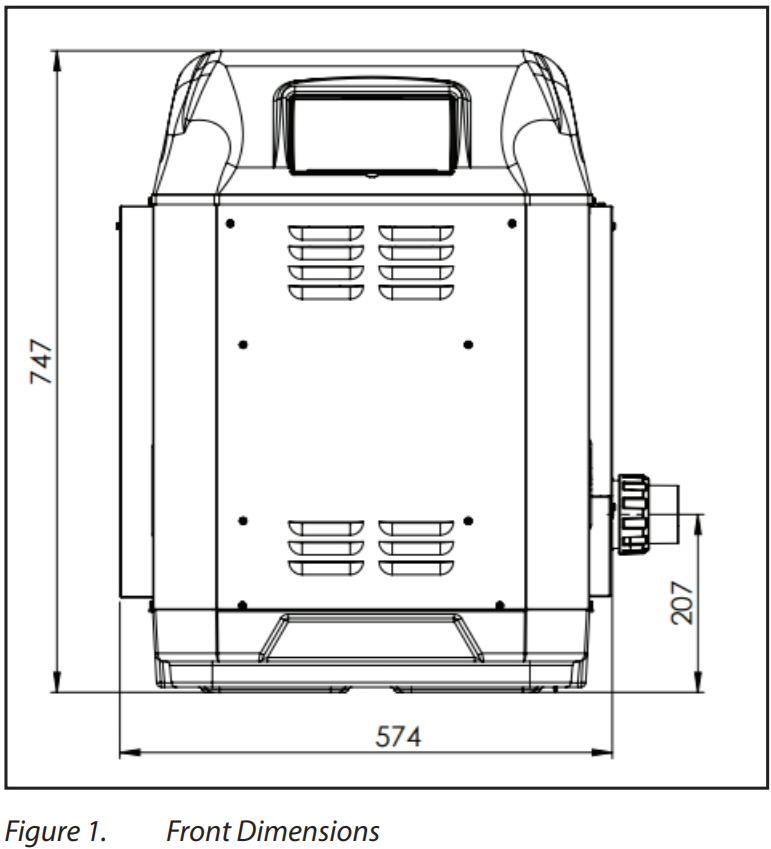 AstralPool ICI 200 Gas Pool & Spa Heater - New for 2020 - Vic Only - Heater and Spa Parts