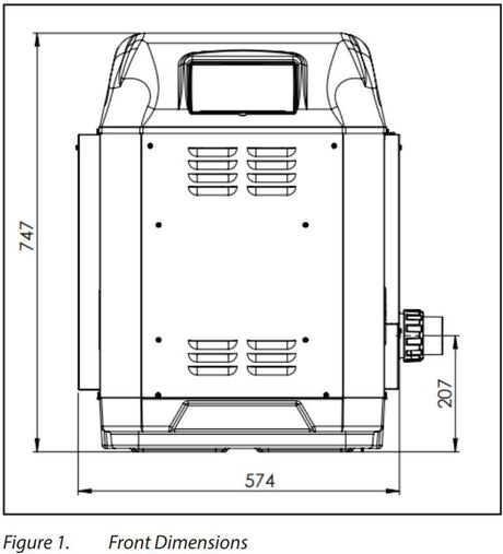 AstralPool ICI 200 Gas Pool & Spa Heater - New for 2020 - Vic Only - Heater and Spa Parts