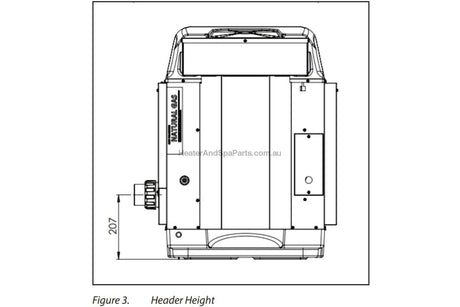 AstralPool ICI 400 (B) Gas Pool & Spa Heater - 2021 Supersedes ICI400 - Vic Only - Heater and Spa Parts