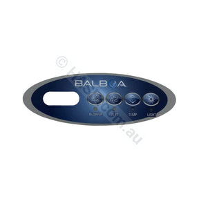 Balboa 4-Button VL200 Oval Touchpad Overlay - Overlays