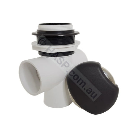 Balboa 50mm/2’’ Spa Jet Diverter - Crescent Shaped Handle w/ Stainless Cap - Pool & Spa