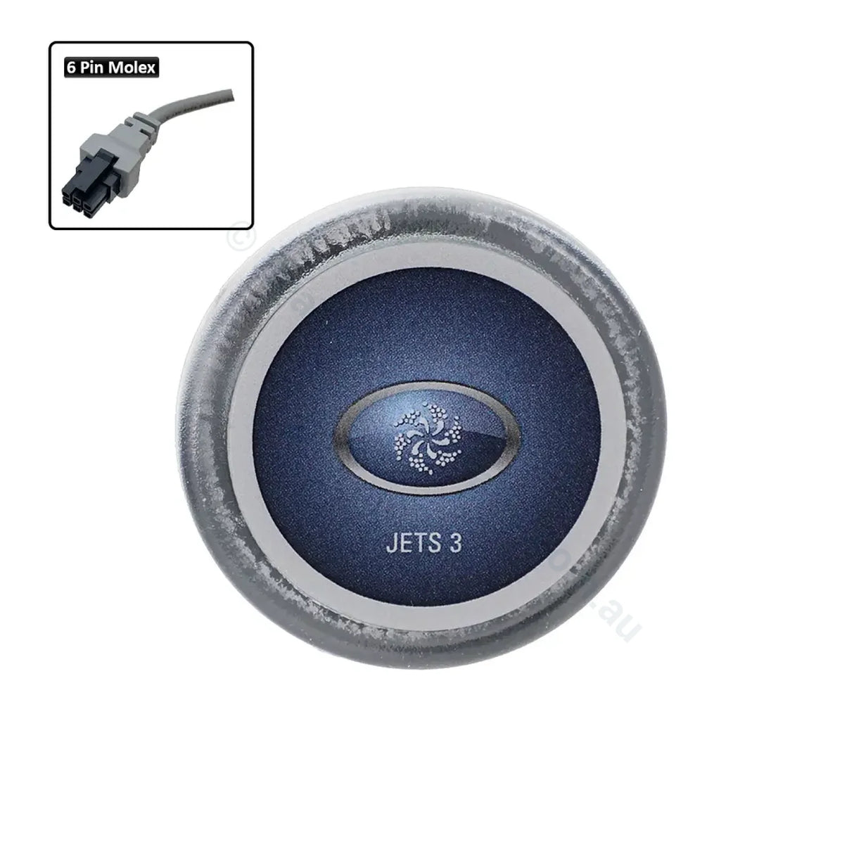 Balboa Ax10 1 Button Touchpad & Overlay Jets 3 Touchpads