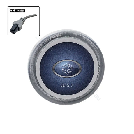 Balboa Ax10 1 Button Touchpad & Overlay Jets 3 Touchpads