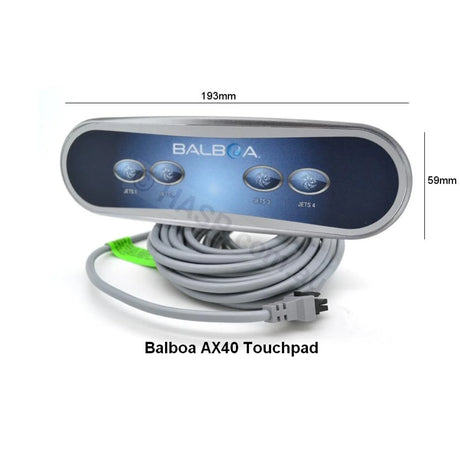Balboa AX40 4-button Auxiliary Touchpad Control Panel - Heater and Spa Parts