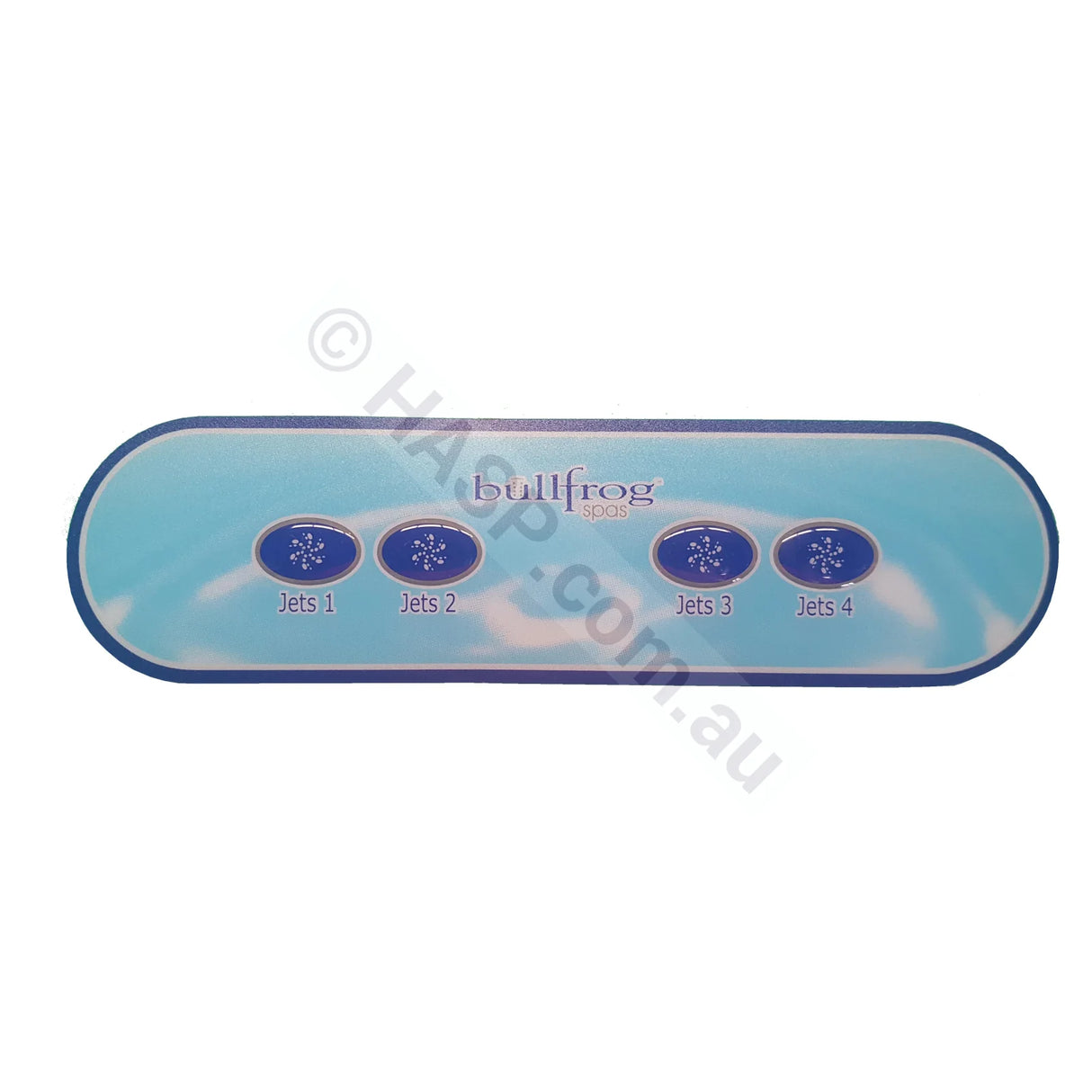 Balboa Ax40 4 Button Auxillary Touchpad Overlay Decal Bullfrog Spas Touchpads