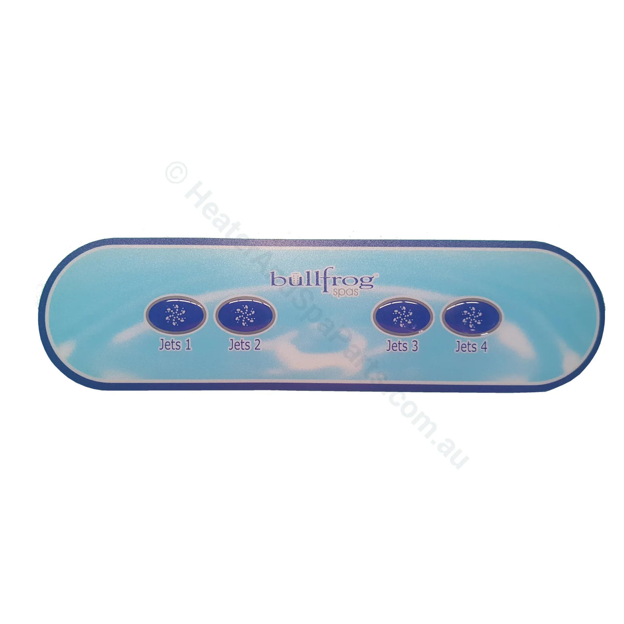 Balboa Ax40 4 Button Auxillary Touchpad Overlay Decal Bullfrog Spas Touchpads