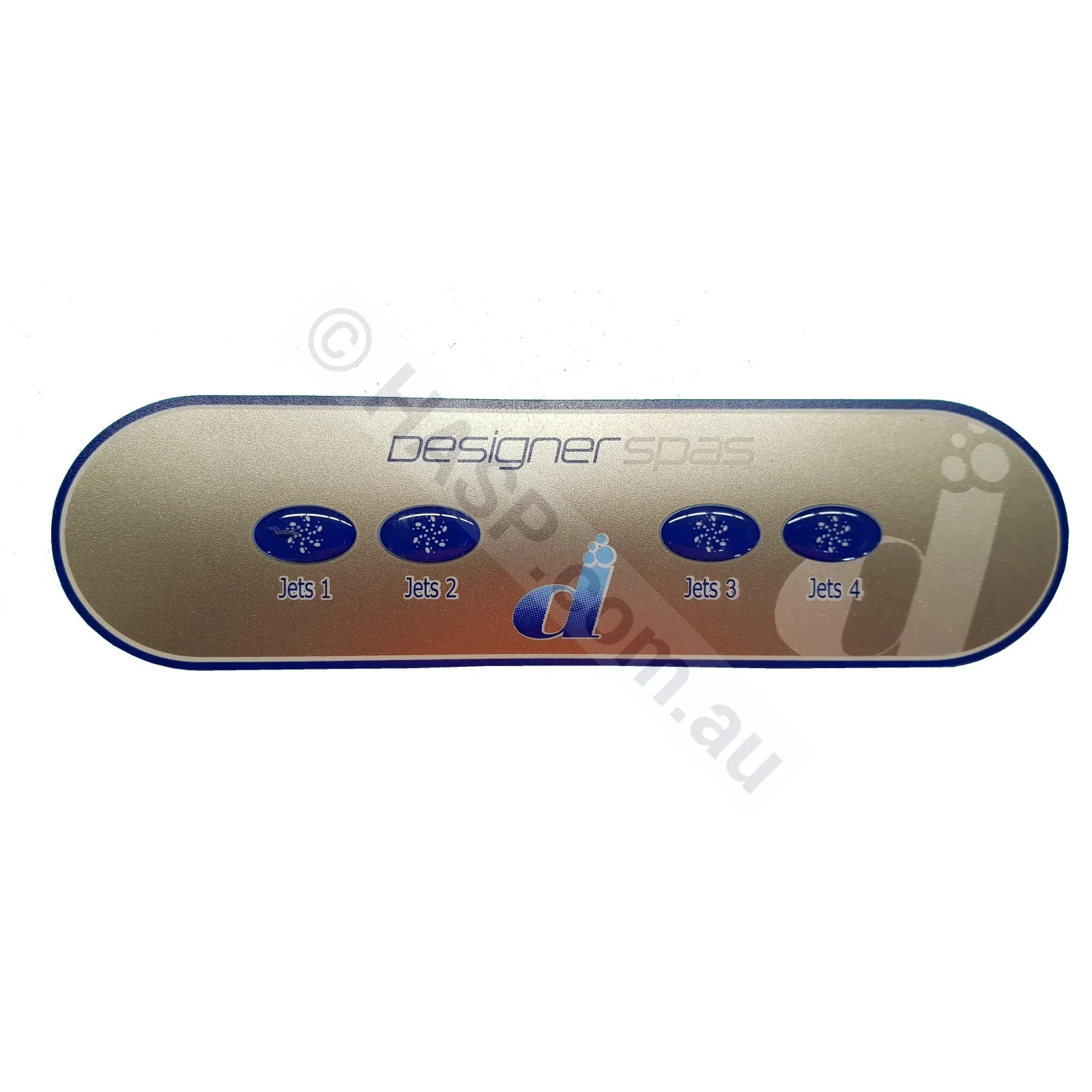 Balboa Ax40 4 Button Auxillary Touchpad Overlay Decal Designer Spas Touchpads