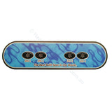 Balboa Ax40 4 Button Auxillary Touchpad Overlay Decal Generic - Scs Industries Touchpads