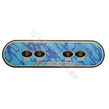 Balboa Ax40 4 Button Auxillary Touchpad Overlay Decal Generic - Scs Industries Touchpads