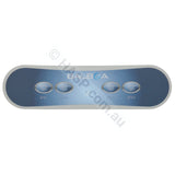 Balboa Ax40 4 Button Auxillary Touchpad Overlay Decal Jets 1 / 2 3 Touchpads