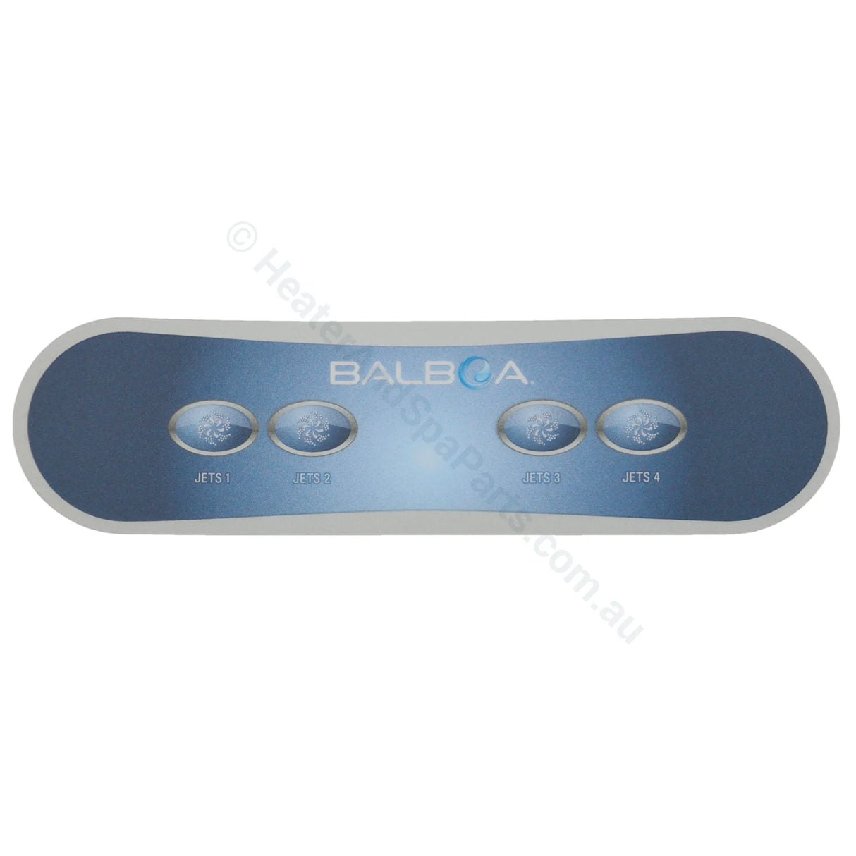 Balboa Ax40 4 Button Auxillary Touchpad Overlay Decal Jets 1 / 2 3 Touchpads
