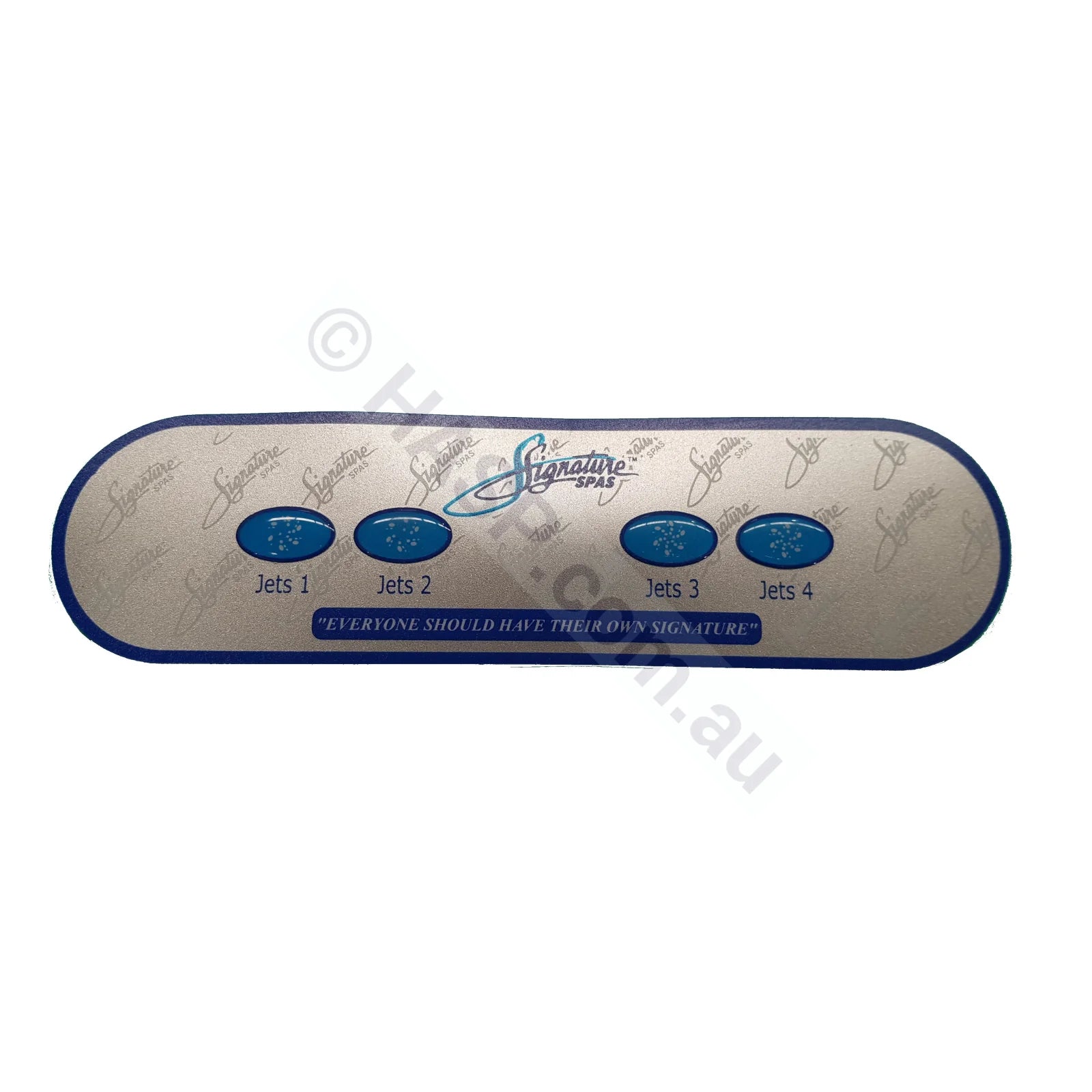 Balboa Ax40 4 Button Auxillary Touchpad Overlay Decal Signature Spas Touchpads
