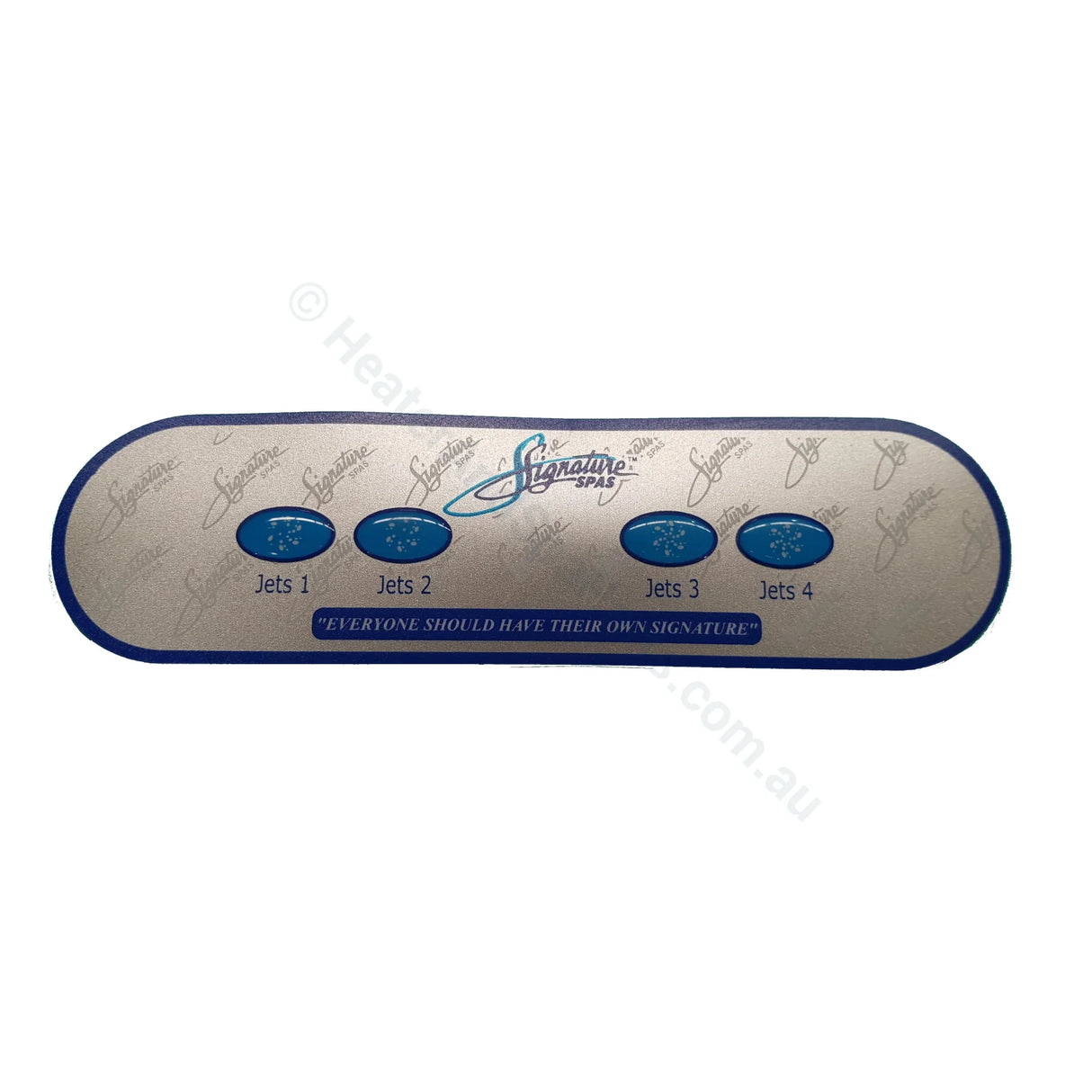 Balboa Ax40 4 Button Auxillary Touchpad Overlay Decal Signature Spas Touchpads