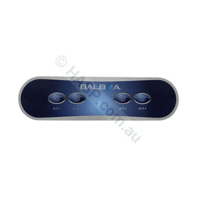 Balboa AX40 4 Button Auxillary Touchpad Overlay Decal - Secondary Keypad - Touchpads