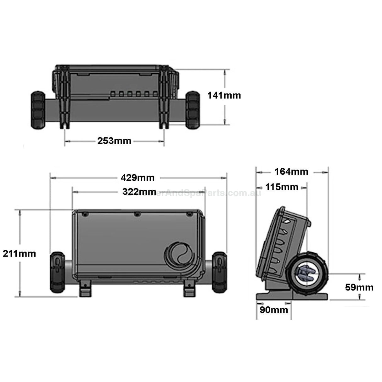 Balboa BP200 Spa Control System Kit - Retrofit - Heater and Spa Parts