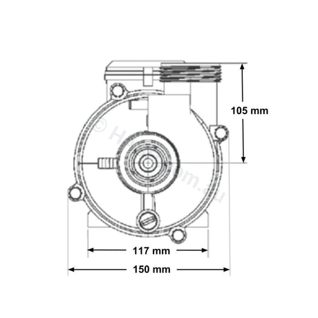 Balboa Spa Circulation Pump - 0.25Hp Ultima Circ / Filtration Pumps