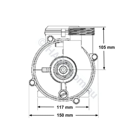 Balboa Spa Circulation Pump - 0.25Hp Ultima Circ / Filtration Pumps